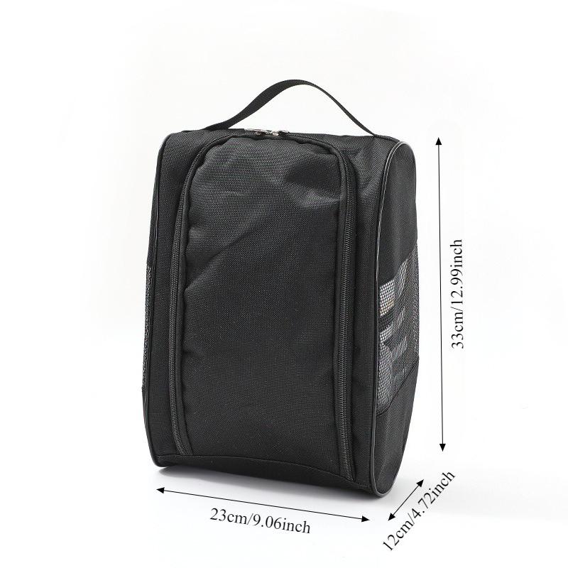 2PCS Shoe Bag Portable Golf Shoe Bag Oxford Cloth Lightweight Breathable Dustproof Shoe Carrier for Men Women Boys Girls Gym