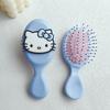 Cute KT Cat Mini Air Cushion Travel Comb for Girls - Portable Cartoon Massage Brush