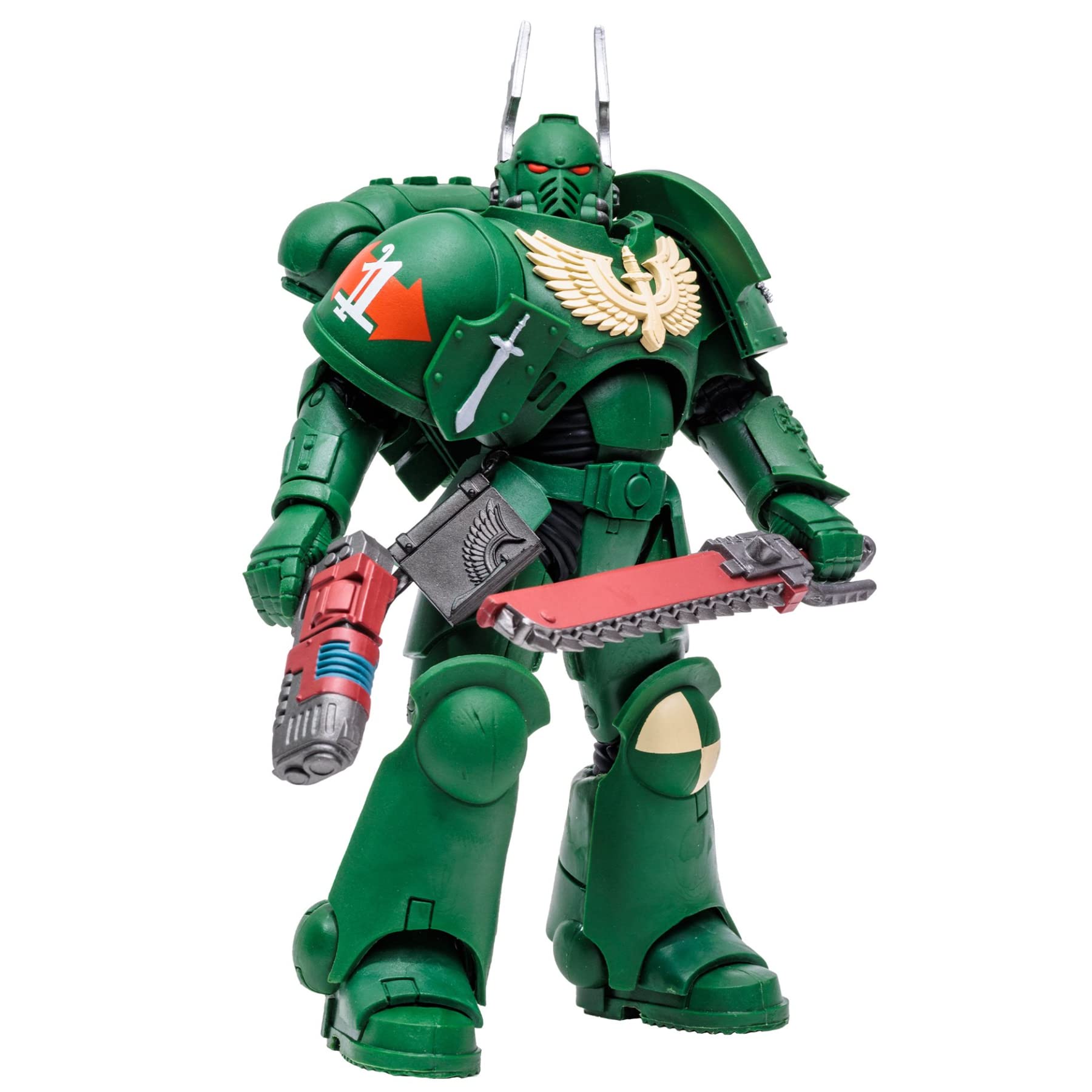

Warhammer 40000 McFarlane Toys 7-дюймовая фигурка Dark Angel Assault Intercessor Sergeant WH 40K Миниатюрная игра [Предмет]