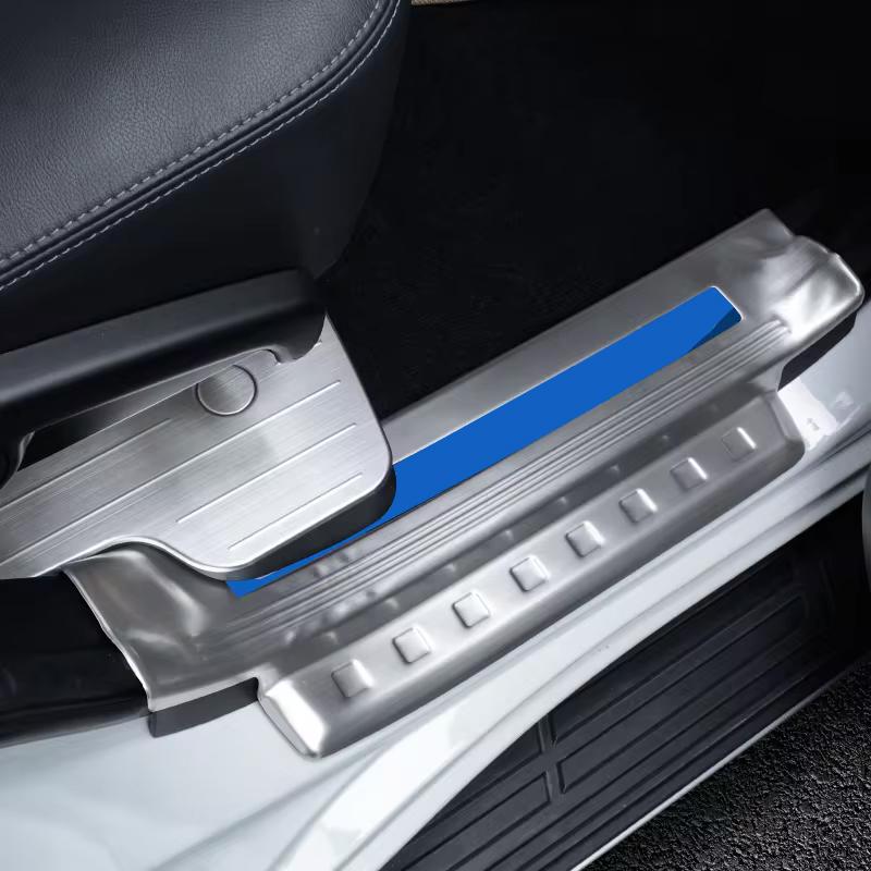 For Toyota Land Cruiser Prado 150 Lc150 Fj150 2010-2023 Tuning Interior Decoration Accessories Stainless Steel Threshold Panel