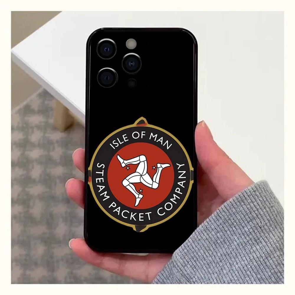 

Чехол для телефона Герб Острова Мэн Для Apple iPhone 15,14,13,12,11,Pro,X,XS,Max,XR,Plus,Mini Мягкий черный чехол iPhone12