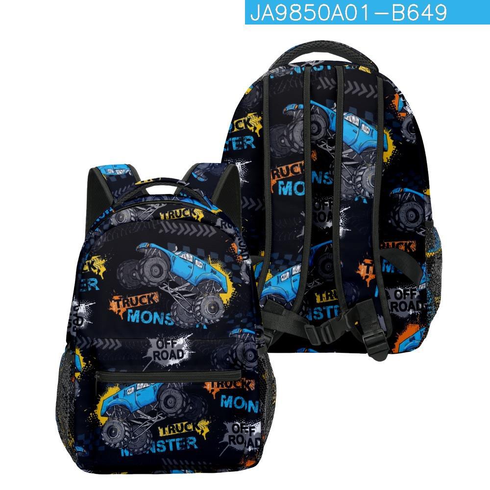 Trendy Kpop Youthful School Bags Unisex National Flag Puppy Travel Bags 3D Print Oxford Waterproof Notebook Shoulder Backpacks