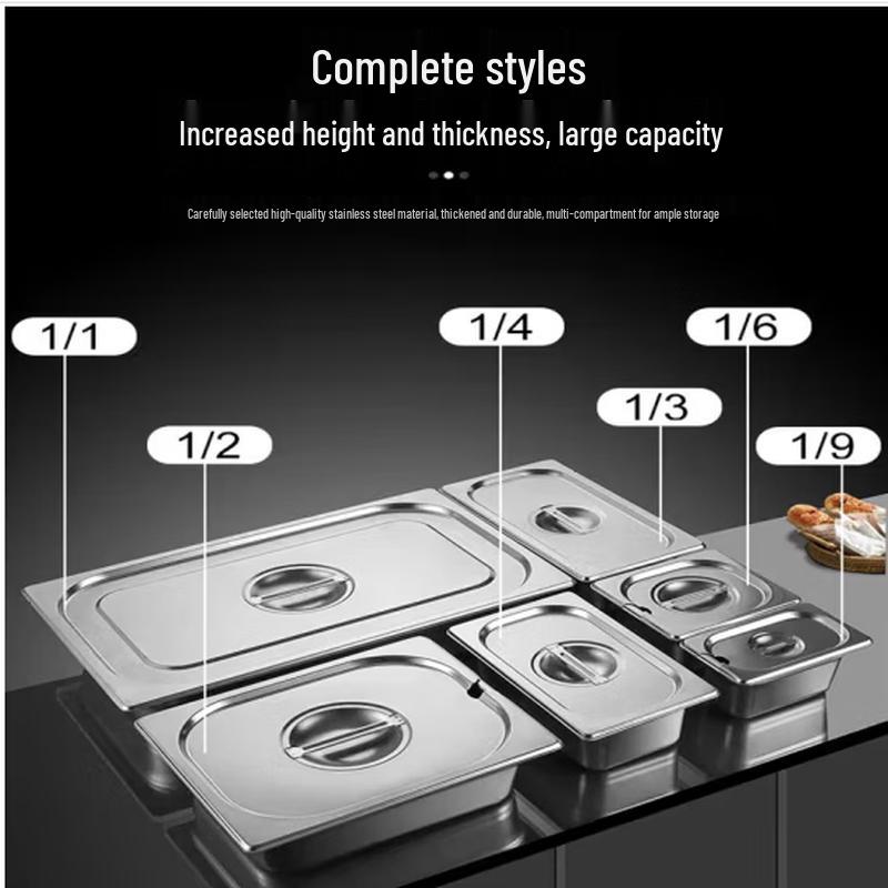 SIFAR 1/2 Size Commercial Deep Stainless Steel Food Pan