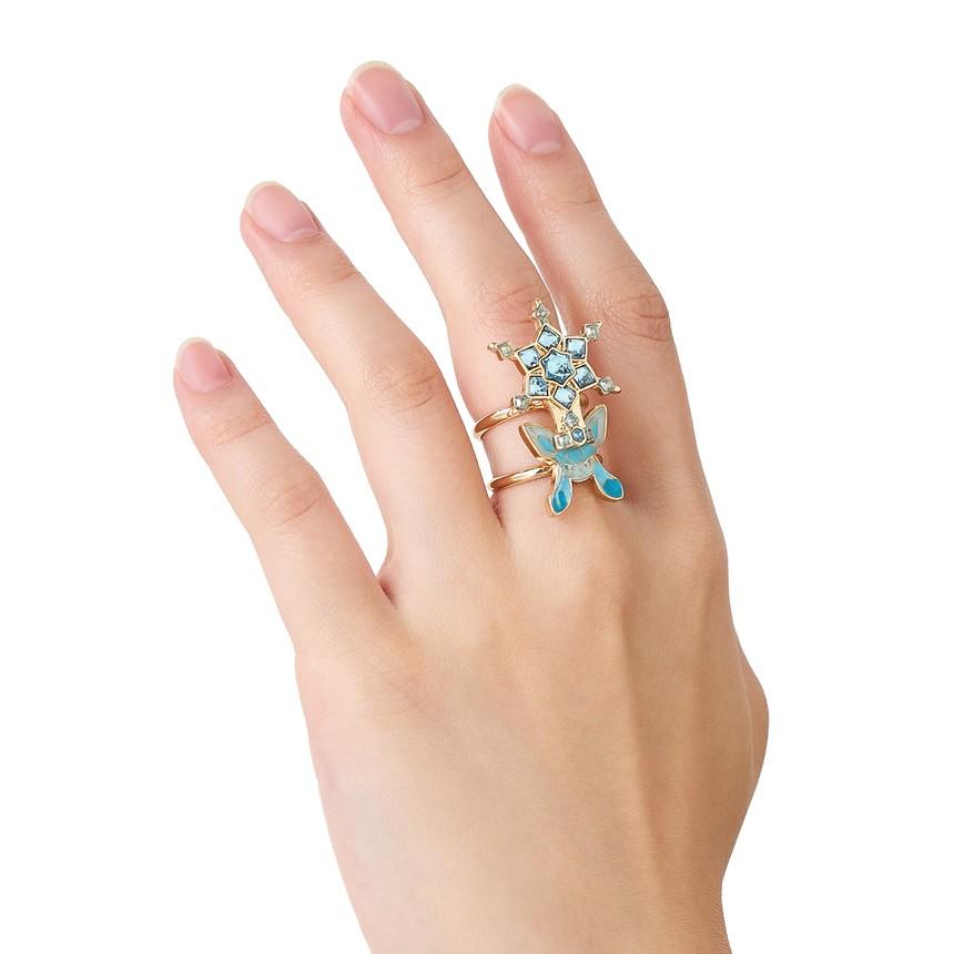 POKEMON Pokemon Center Accessory Terastal Ice Glaceon Ring