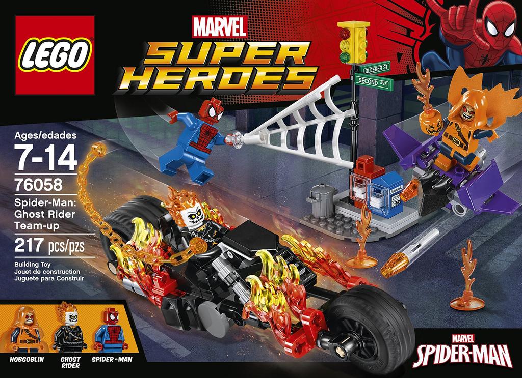 LEGO Superbohaterowie 76058 Ghost Rider Building Kit od LEGO Spider-Man Team-up (217 elementów)