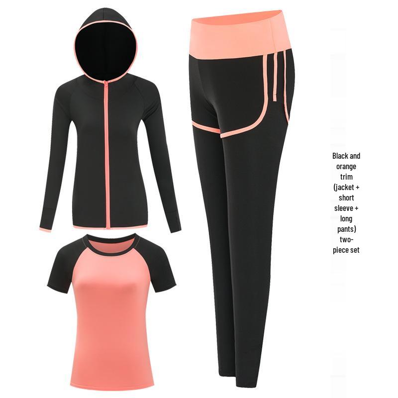 Women's Spring/Summer Yoga & Sports Set: Outdoor Exercise & Gym Fitness Wear