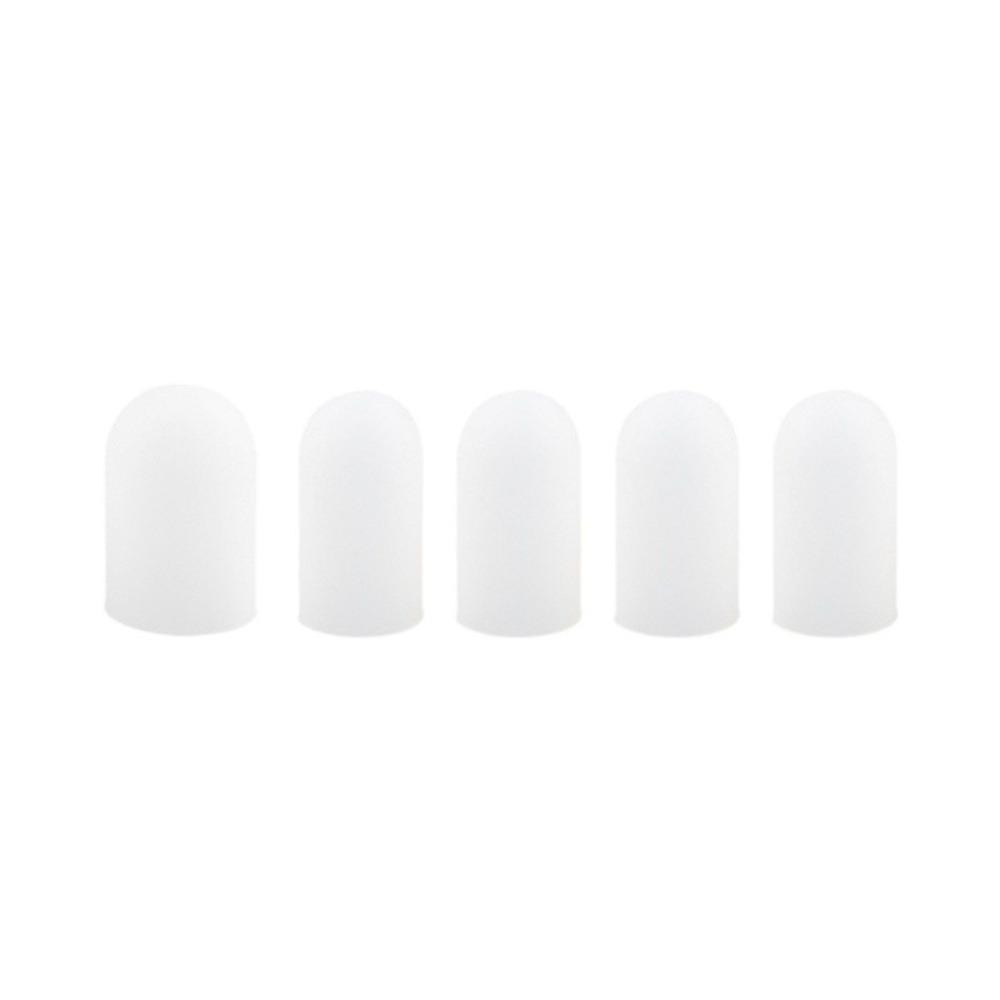 

5/10 Pcs High Temperature Resistant Silicone Finger Protector Transparent Anti-slip Finger Caps Antistatic Heat Insulation