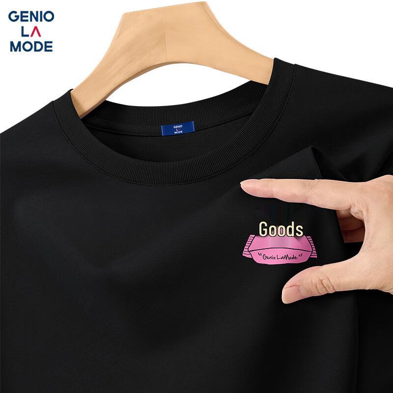 GENIOLAMODE Men s Cotton Printed Short Sleeve T-shirt XL