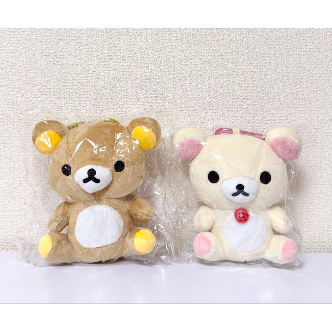 [New with tag] Rilakkuma Korilakkuma Mascot Pouch Plush Carabiner