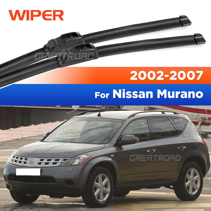 For Nissan Murano Z50 2002-2007 2003 2004 2005 2006 Wiper Front Wiper Blades Windshield Windscreen Window Brush 26"+18"