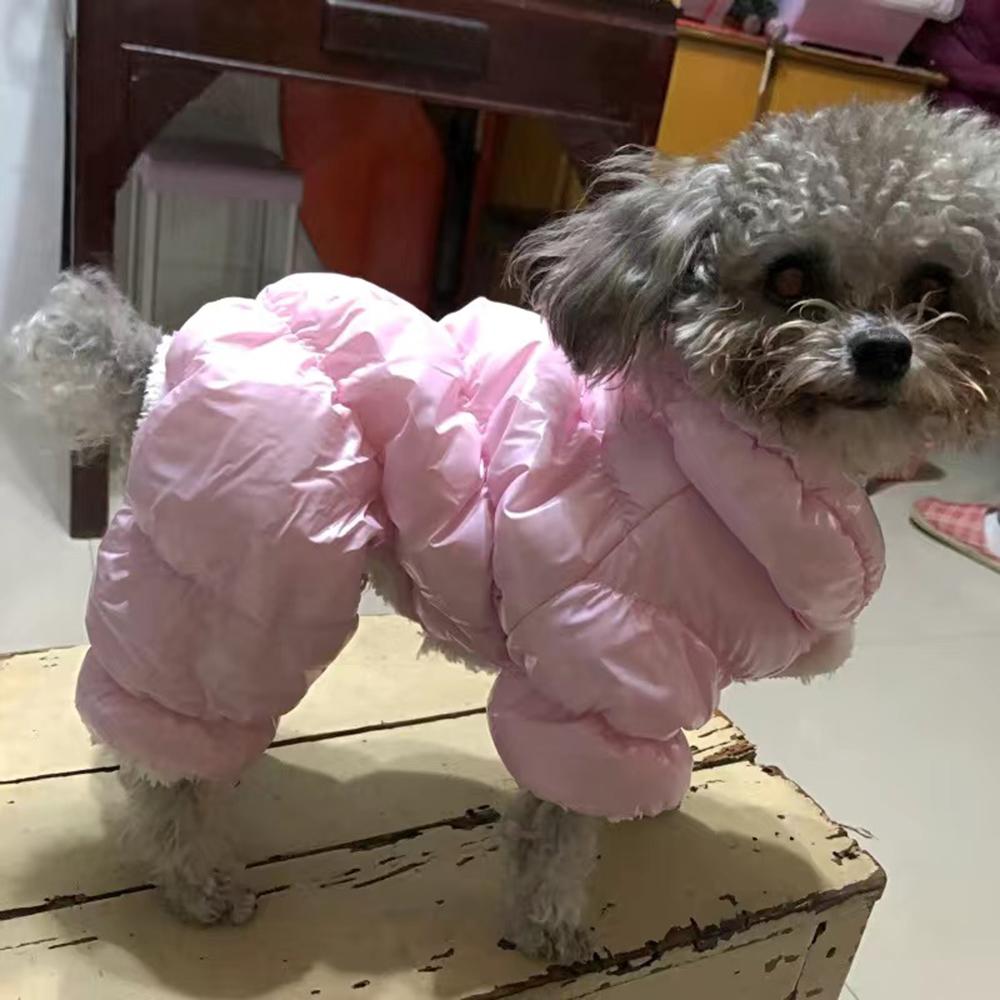 Winter Male Boy Dog Clothes with Buckle Waterproof Pet Jumpsuit Overall for Small Dogs Chihuahua Yorkies Rompers Chien Vetement