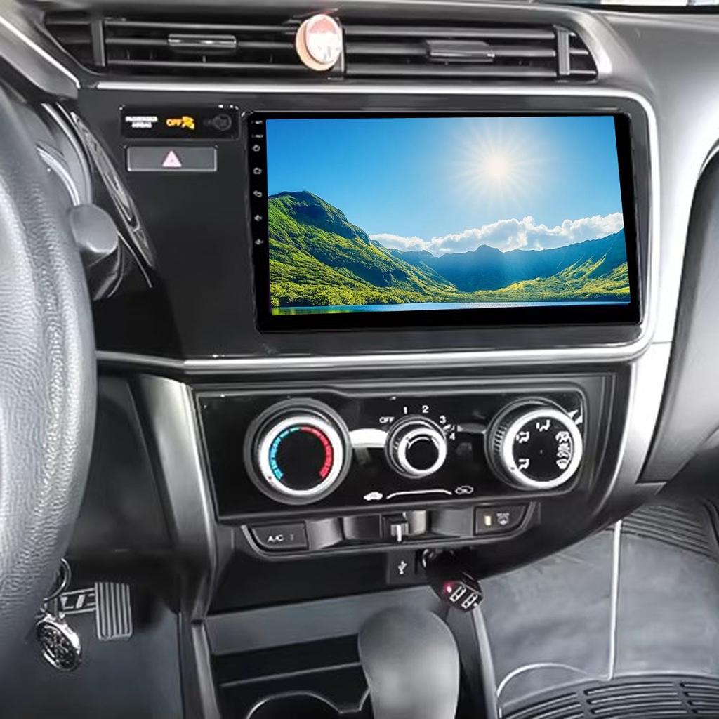 9Inch LHD For HONDA City 2014 Central Control Navigation Frame Android Large Screen Versatile Frame Modification Panel