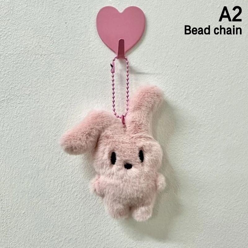 

Мультяшный плюшевый брелок Мягкий милый кролик Кукла Брелок Рюкзак Ключи от машины Подвеска-украшение Для детей Девочек Подарок