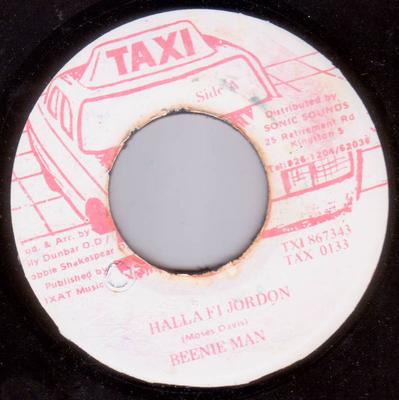 7-Zoll Schallplatte BEENIE MAN - Halla Fi Jordon TAX0133 Taxi Jamaica Reggae, Ska & Dub Gebraucht