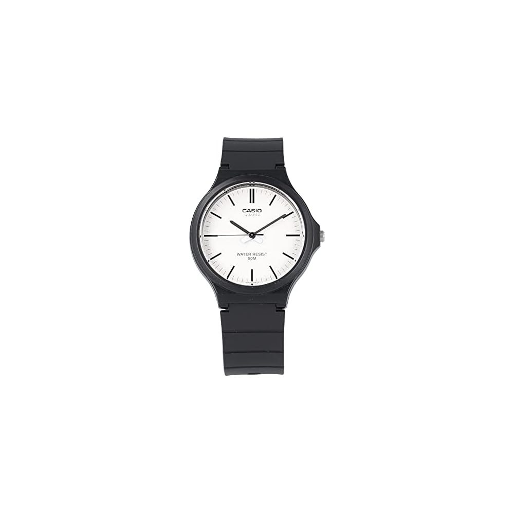 Casio Standard Analogue Men s Watch MW-240-7E Black White Casual Style