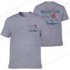 Mens Hiking Outdoor TShirt Clothing with Double Printed Design Tees for Men Women Sportwear Mountains Camping Travel TShirts