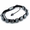 Magnetic Hematite Shamballa Bracelet Pyramid Spikes