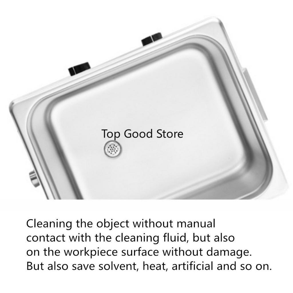 100W 3L Digitaler Ultraschallreiniger Ultraschallbad ReinigungsTimer Tank Heizkorb