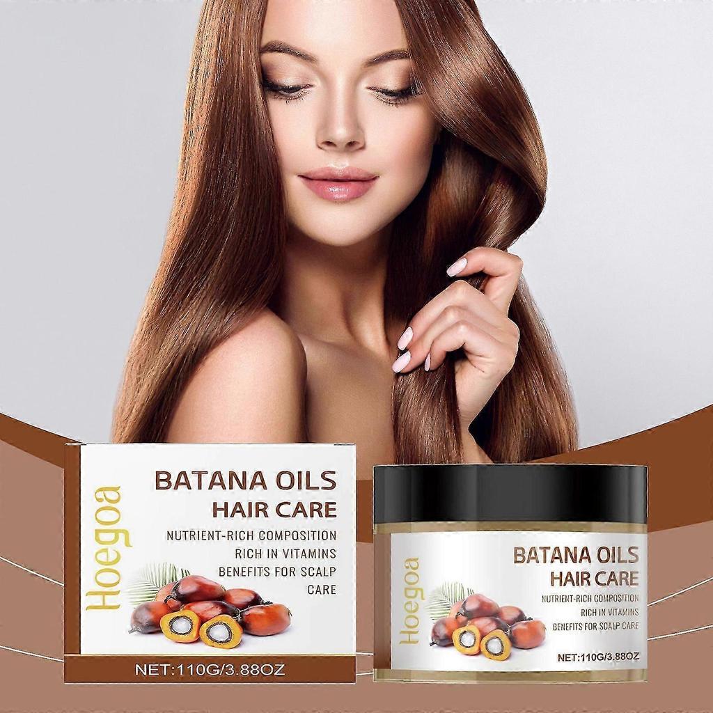 Hoegoa Batana Hair Care Balm, Moisturizing And Soothing Hair Care Balm With Plant Essence