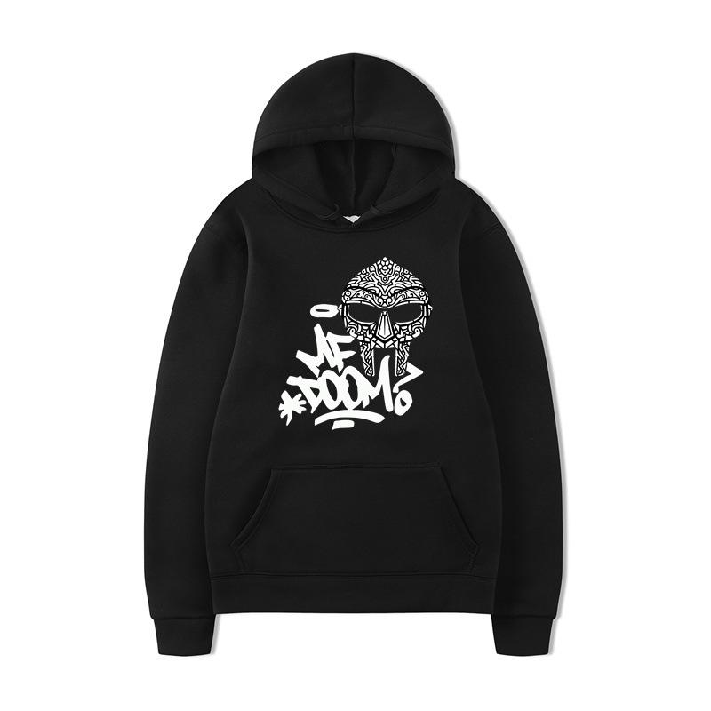 ME DOOM Printed Men's Autumn and Winter New Hoodie Brand Hoody Clothes Vintage Fashion Long Sleeve Pullovers