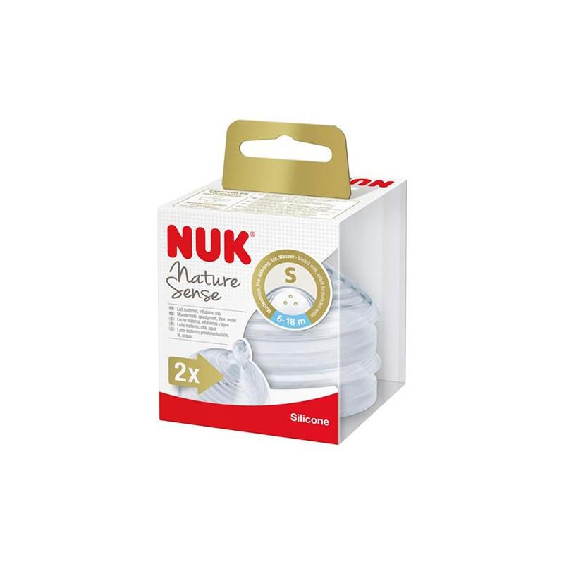 

Nuk Nipple Nature Sense S 6-18 Months 2u
