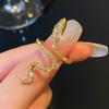 Snake Ring Micro Inlaid Zircon Wound Small Female Simplicity Minority Designer Fashion Index Finger Ring