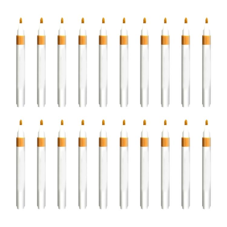 

20Pcs Professional Acrylic Markers Quick Dry Oil Inks Acrylic Paint Pen For Architectural Drawings Sketching Card Making золотой