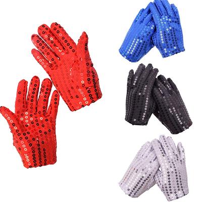 Sequined Gloves Stage Dance Gloves Children Show Dancing Gloves