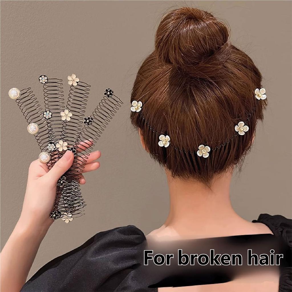 5/10Pcs Hair Flyaway Control Comb Metal Hair Accessory Lightweight Hairpin For Work And Outdoor Activity