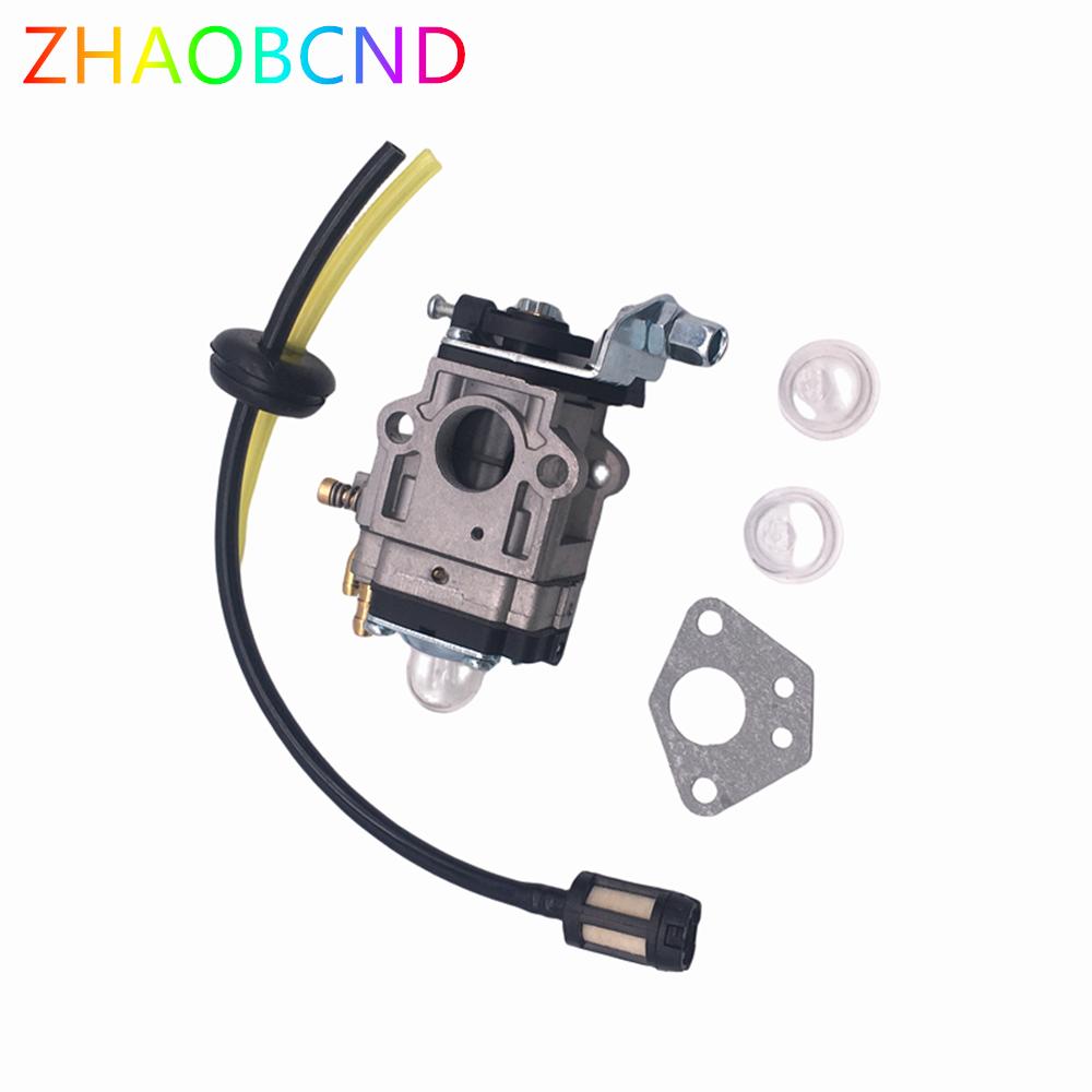 15mm Carburetor Kit for Engine 40-5 44-5 For Brushcutter 43cc 49cc 52cc Strimmer Cutter Chainsaw Carb Carburetors Jets 1