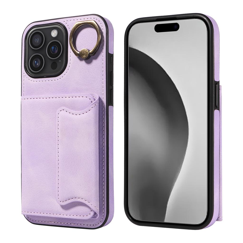 Ring Bracket Card Holder Slots Cover Phone Case for iPhone 16 Series.for iPhone 16,iPhone 16 Plus,iPhone 16 Pro,iPhone 16 Pro Max