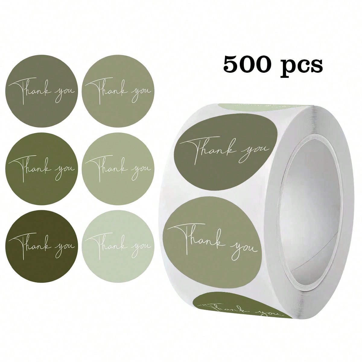 1-inch circular sticker - INS Thank You Seal Sticker - Thank You Sticker