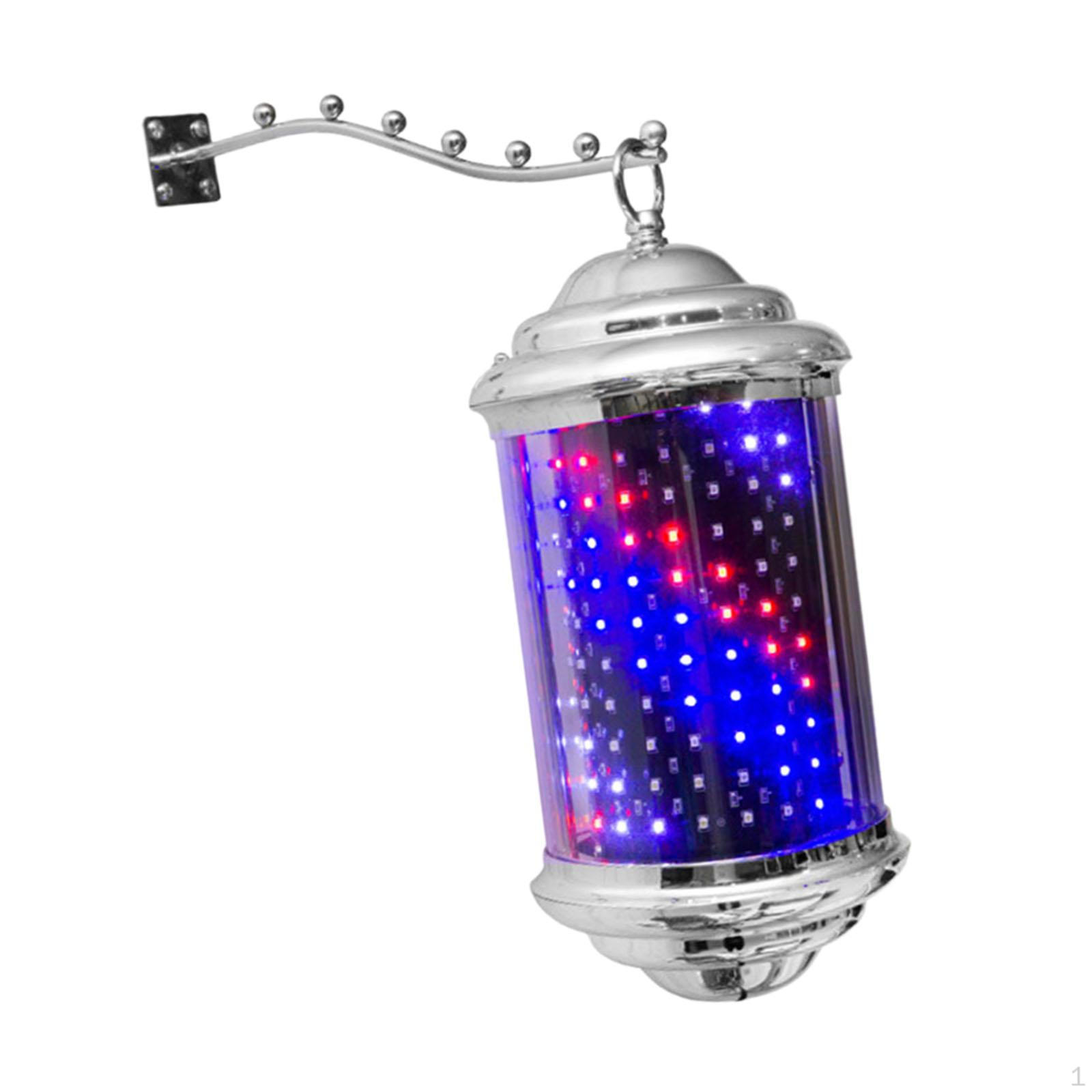 

Перукарня Pole Light, водонепроникна, що обертається для ділової активності, чорно-біла, 28 см Red Blue Light 28cm