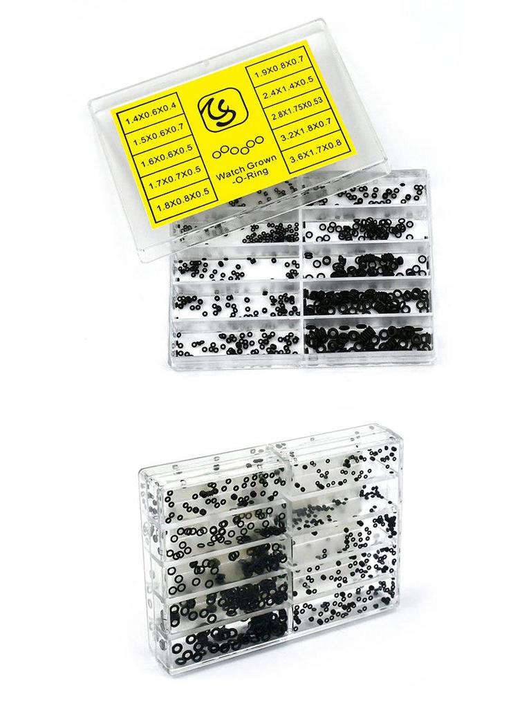 Pokročilá sada těsnicích kroužků pro tenké vodotěsné hodinky pro různé modely