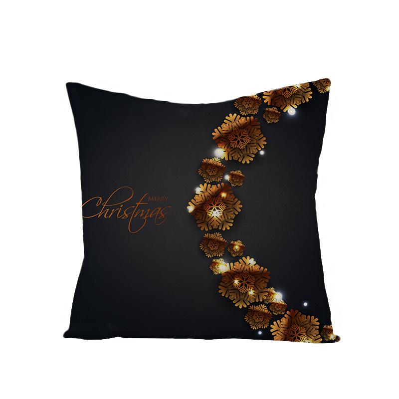 Black Gold Series Throw Pillow Covers With Digital Printing Of Short Plush Fabric Car-Shaped Sofa Cushion For Office Home Decor