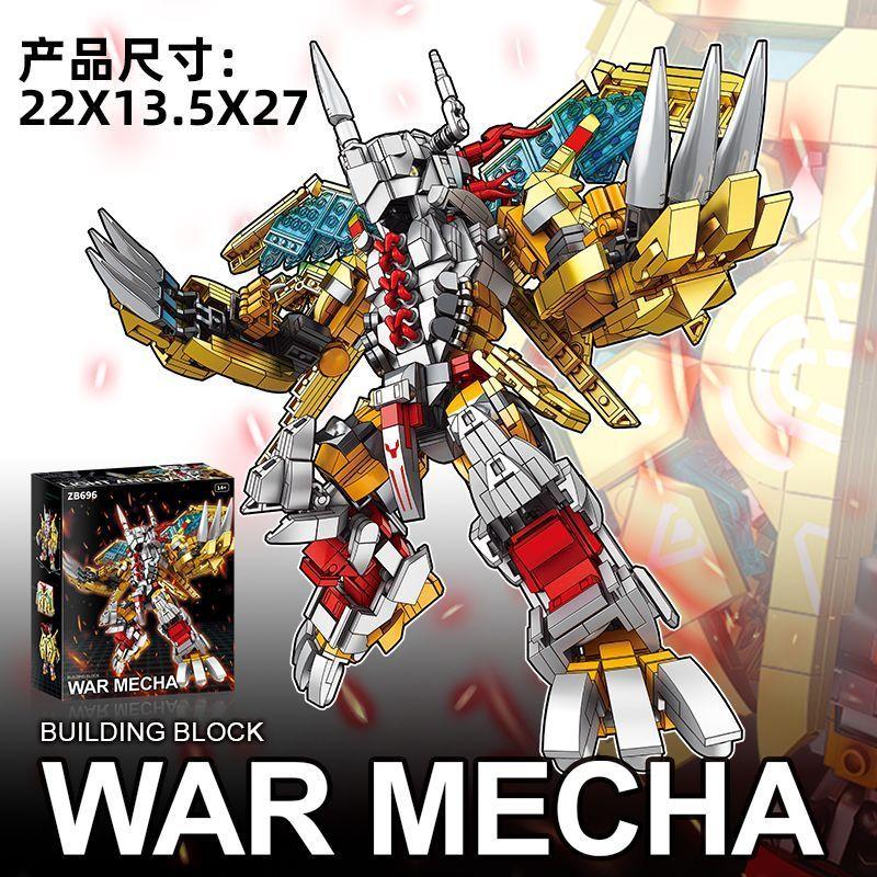 

Sembo Block Digimon Adventure Anime Block Action Doll Model Garudamon Metal Greymon Children S Model Puzzle Toy Birthday Gift no box
