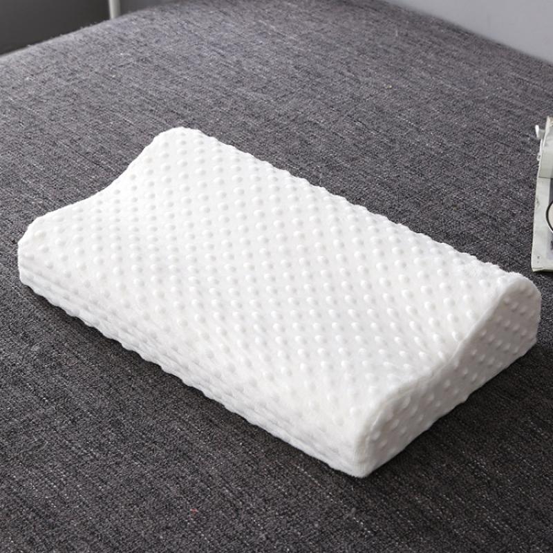 Memory Foam Side Sleeping Pillow Orthopedic Curve Neck Support Relieve Neck Shoulder Pain Ergonomic Cervical Support
