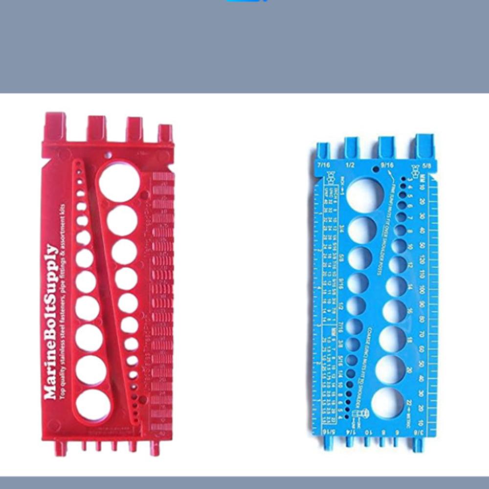 Plastic Thread Gauge Durable Checking Sizes for Nut Bolt Bolt and Nut Identifier Gauge  Toolbox