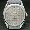 REFURBISHED SEIKO 5 AUTOMATIC MENS WATCH JAPAN MADE GREY DIAL CUSTOM a440092-2 QV90-a440092