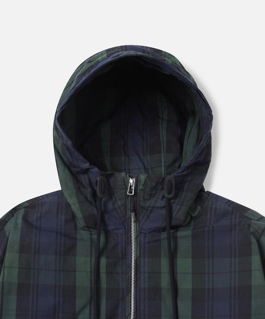 247Series Miller Lane British Cotton Hooded Jacket Blue