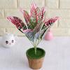 1Pc Plantas artificiais falsas perenes à prova d'água para casa, hotel, decoração imarcescível