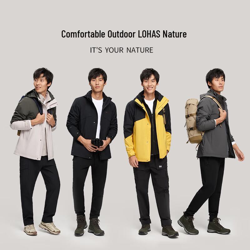 NORTHLAND Men's Grey Rock 3-in-1 Waterproof Jacket