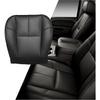 Driver or Passenger Bottom Replacement Leather Seat Cover Black Compatible with 2007 2008 2009 2010 2011 2012 2013 2014 Chevy Silverado Tahoe