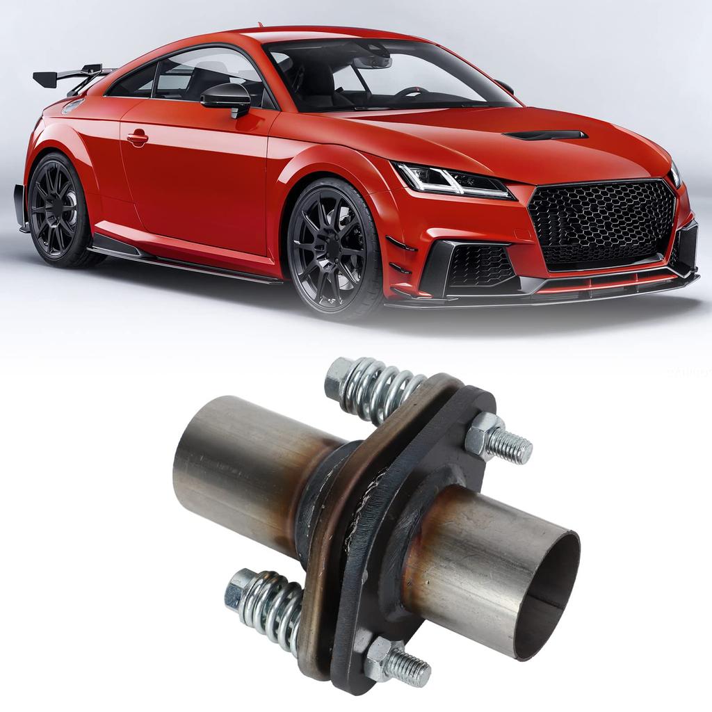 2 PCS Exhaust Spherical Joint Repair Flange Spring Bolt Kit Welding Stainless Steel Muffler Repair Flange Spring Bolt Tool