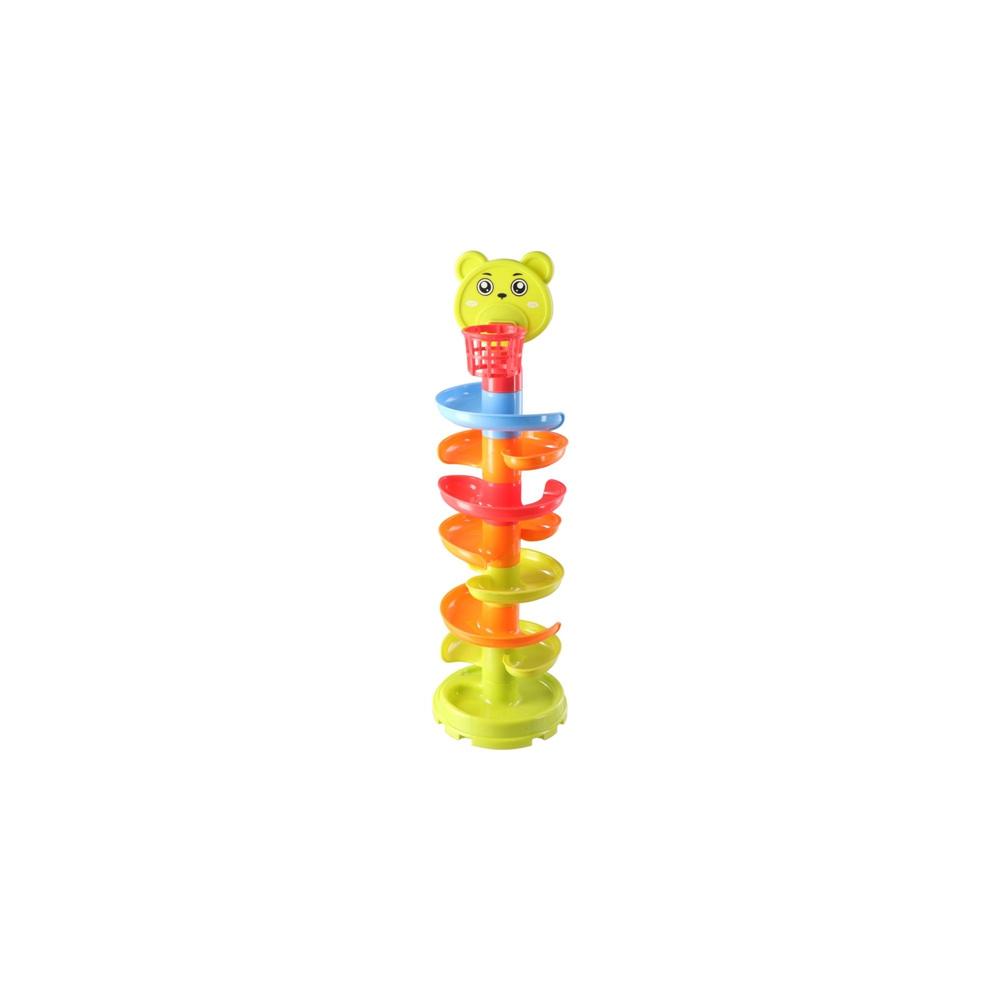 Toy Ball Drop Roll Swirling Tower Baby Puzzle Toy Spin Track Toy Set Track Turn Around Toy