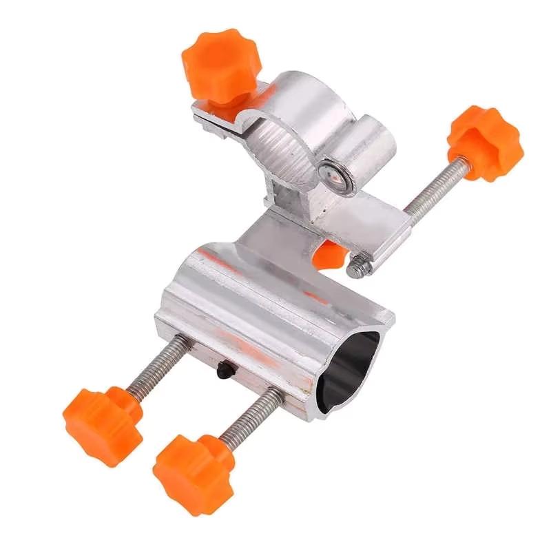 Fishing Chair Tube Aluminum Alloy Rod Pole Holder Clamp Bracket Tackle Fly Fishing Accessory