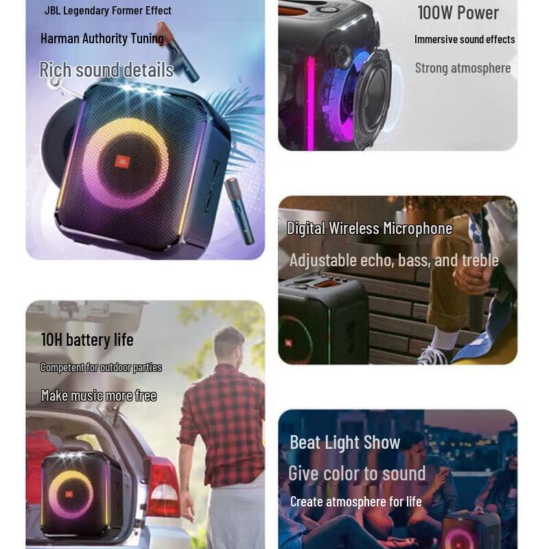 JBL Partybox Encore Essential Portable Bluetooth Speaker