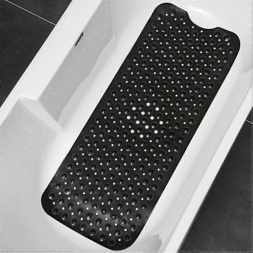 Anti-Slip Bathtub Mat with Drain Holes, Suction Cups-Machine Washable, Bathroom Shower Carpet Non-Slip Mat for Bathtub A