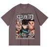 230 Gsm 100% Cotton Demon Slayer V60 Pillars Print Unisex Heavy Cotton T Shirt