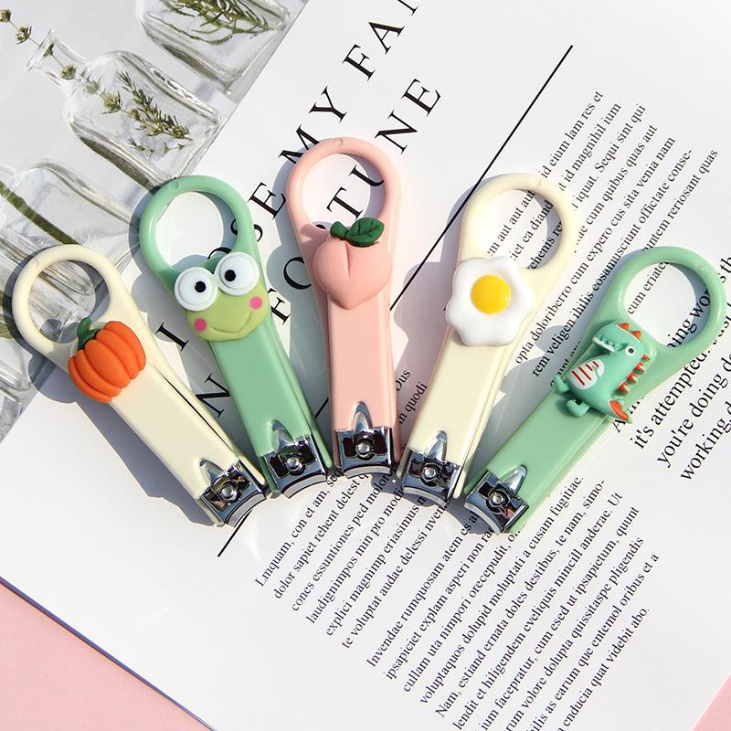 Nail Scissor Cartoon Cute Nail Clippers Cutter Colorful Kid Nail Scissor Clippers Pedicure Toe Nail Trimmer Beauty Manicure Tool